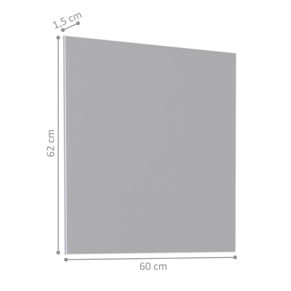 Espelheira de Banheiro 56x61 Arcos Branco