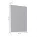 Espelheira de Banheiro 60x85 Arcos Branco