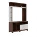 Estante Home para sala Oma Nogueira Real Off White Matte
