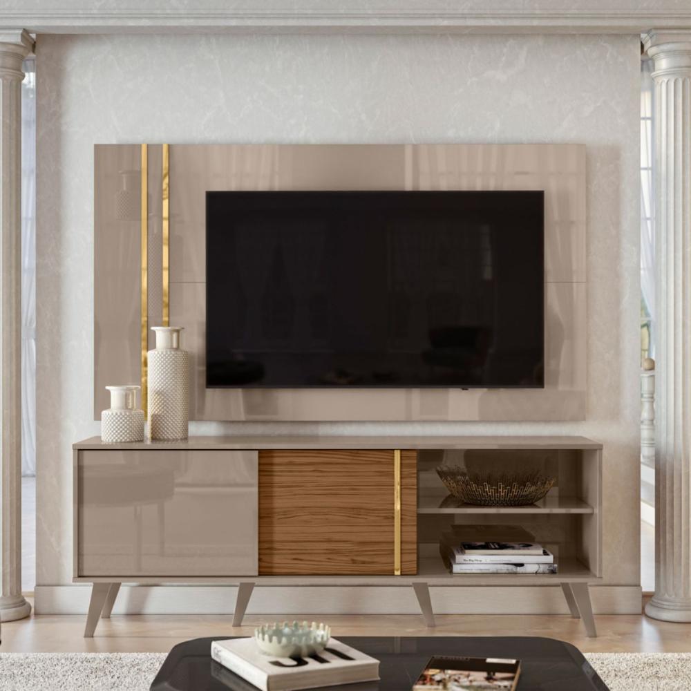 Estante Painel Para TV Emberfall Fendi Naturale