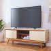 Estante Para TV 70 Polegadas Maya Cinamomo Off White