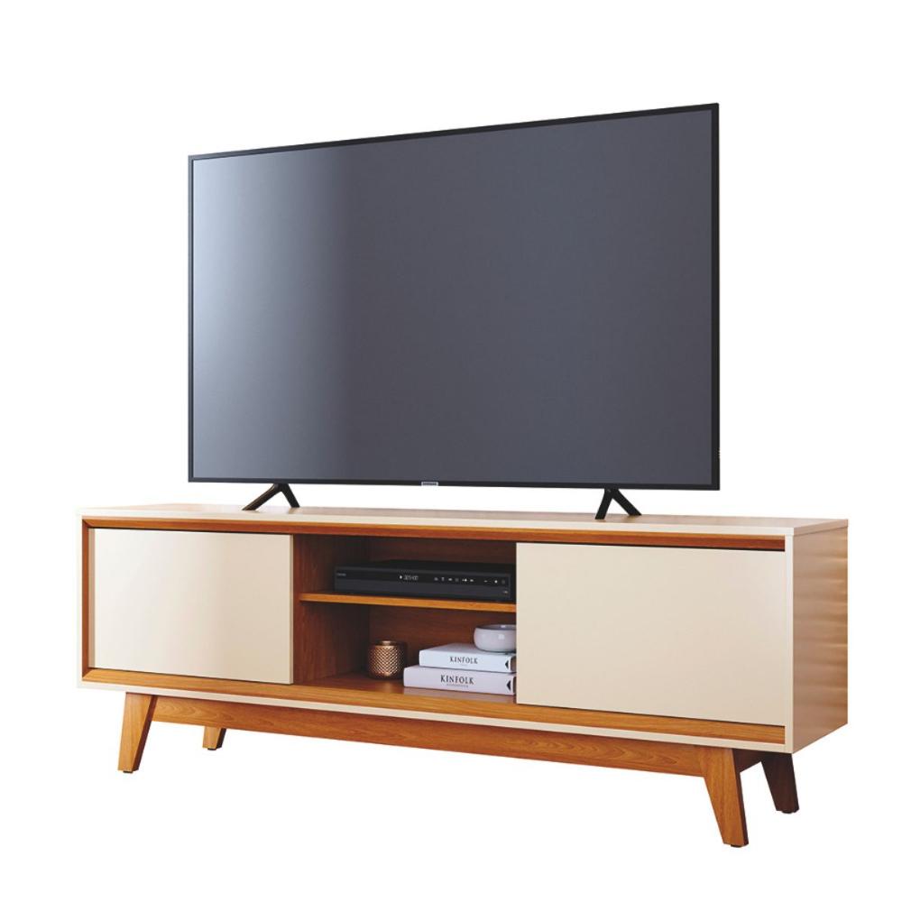 Estante Para TV 70 Polegadas Maya Cinamomo Off White