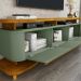 Estante Para TV 75 Polegadas Enseada Nature Off White