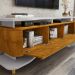 Estante Para TV 75 Polegadas Enseada Nature Off White