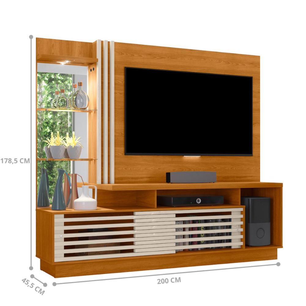 Estante Para TV Rivendells Cinamomo Off White