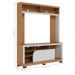 Estante para sala de estar Nassau Freijo Off White Matte