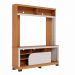 Estante para sala de estar Nassau Freijo Off White Matte