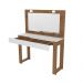 Gabinete Toucador Camarim Diva Pop Cinamomo Branco Fosco