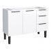 Gabinete de Cozinha para Pia 3 Portas Coari Branco
