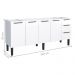 Gabinete de Cozinha para Pia 4 Portas Coari Branco