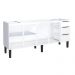 Gabinete de Cozinha para Pia 4 Portas Coari Branco