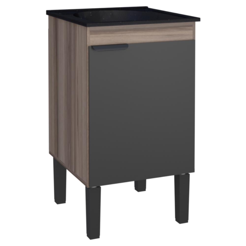 Gabinete para Lavanderia com Tanque Lajedo Preto