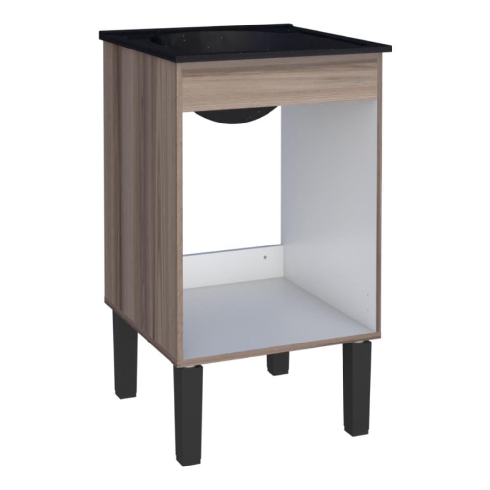 Gabinete para Lavanderia com Tanque Lajedo Preto