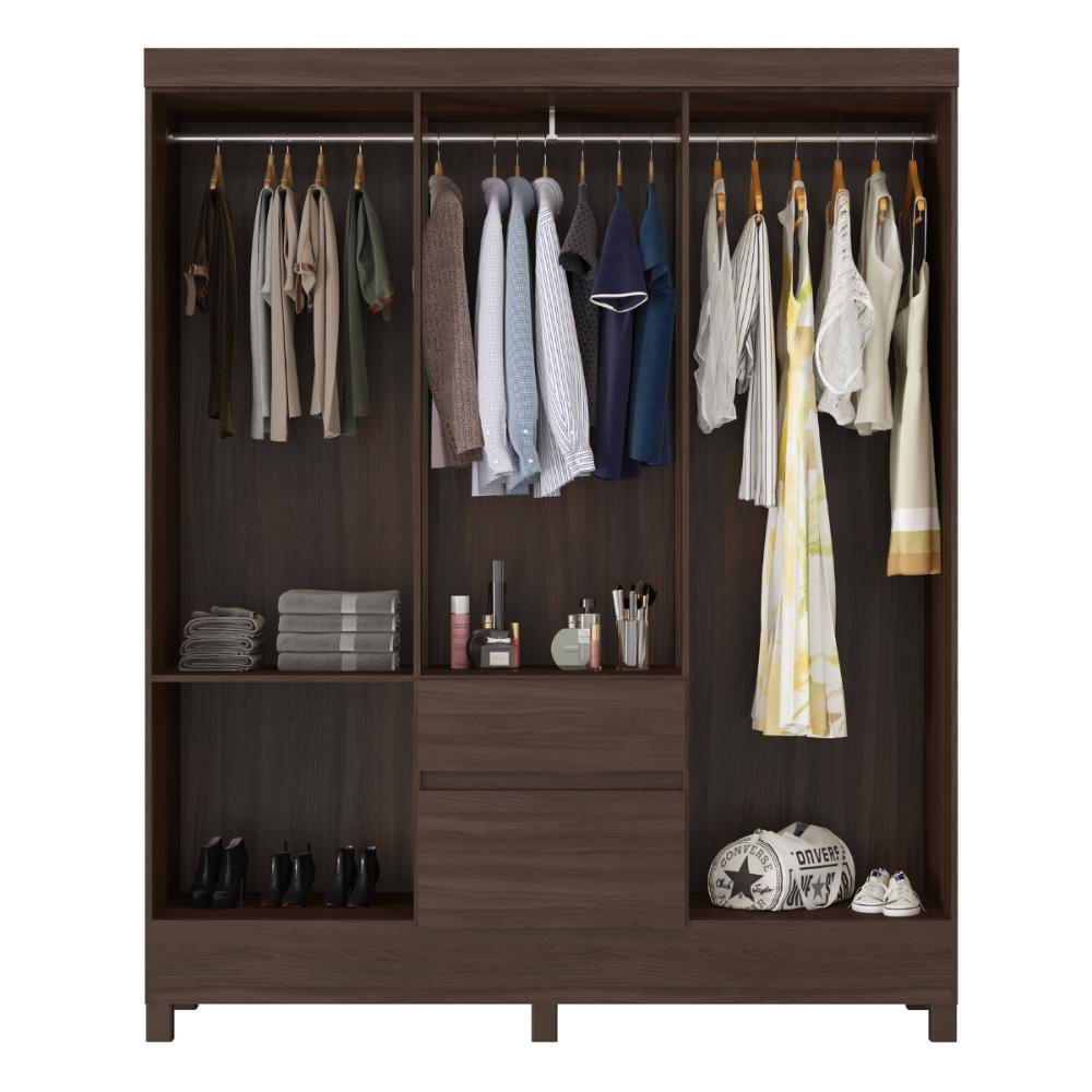 Guarda Roupa 2 Gavetas Jupiter Cafe Touch
