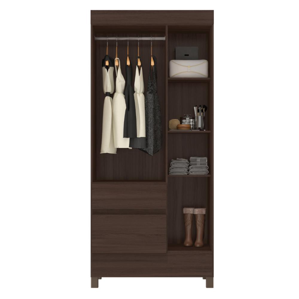 Guarda Roupa 2 Gavetas Sam Cafe Touch