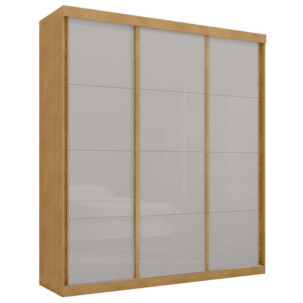 Guarda Roupa 3 Gavetas e 3 Portas Ipira Naturalle Off White