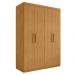 Guarda Roupa 3 Gavetas e 4 Portas Caxias Naturalle