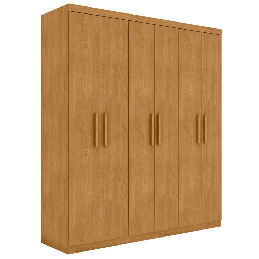 Guarda Roupa 3 Gavetas e 6 Portas Chade Naturalle