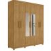 Guarda Roupa 3 Gavetas e 6 Portas Chade Naturalle Off White