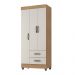 Guarda Roupa 3 Portas Alambari Nature Off White