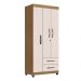 Guarda Roupa 3 Portas Ubatuba Nature Off White