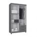 Guarda Roupa 4 Portas Narandiba Nature Off White