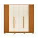 Guarda Roupa 6 Portas Helena Cinamomo Off White