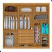 Guarda Roupa 6 Portas com Espelho Messias Naturale Off White