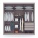 Guarda Roupa 6 Portas com Espelhos Argentina Fendi
