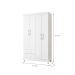 Guarda Roupa Emma 4 Portas Branco