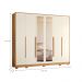 Guarda Roupa Espelhos Encantado Freijo Off White