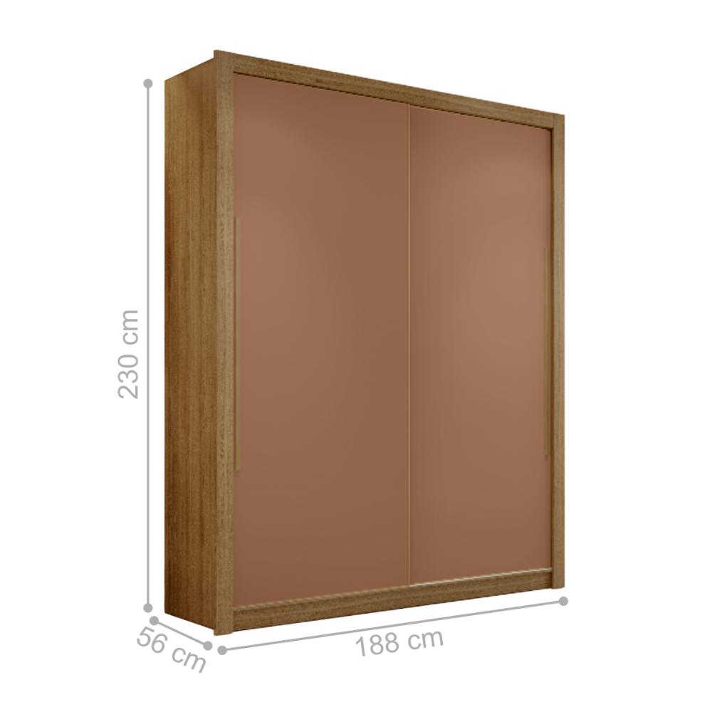 Guarda Roupa Flex 2 Portas Segóvia Nature Camarim Alasca