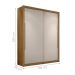 Guarda Roupa Flex 2 Portas Segóvia Nature Fendi