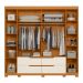 Guarda Roupa Ripado com Espelho Cambé Cinamomo Off White