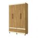 Guarda-Roupa com 2 Gavetas Kawasaki Mel Pérola