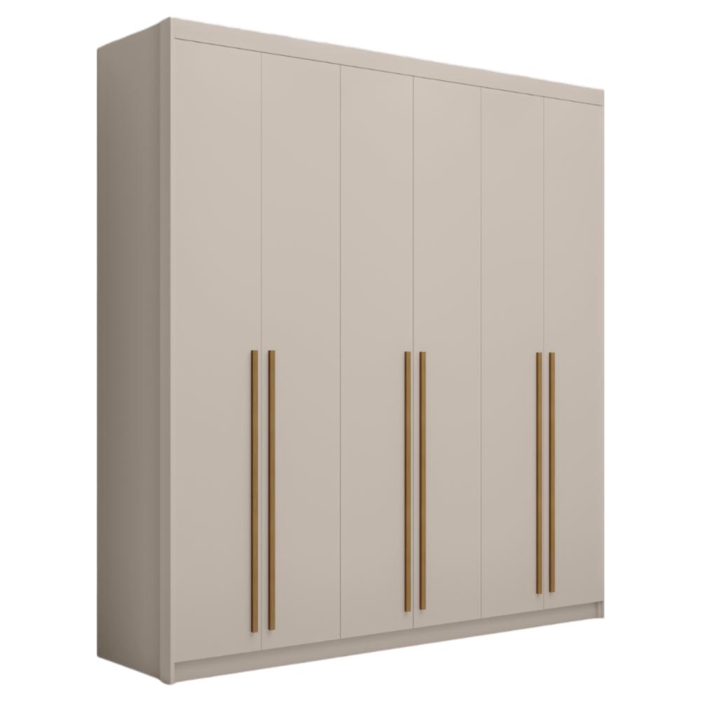 Guarda Roupa com 3 Gavetas e 6 Portas Valência Fendi