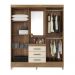Gurda Roupa Capelinha Londes 4 Portas Amendola Off White