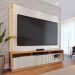 Home  Aroland Para TV 60 Polegadas Off White Freijo