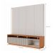 Home  Aroland Para TV 60 Polegadas Off White Freijo