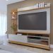 Home Frisado TVs 65" e 8 Pés Lece Freijó Off White