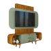 Home Para TV 75 Polegadas Riacho Naturalle Pistache