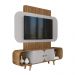 Home Para TV 75 polegadas Riacho Cinamomo Off-White
