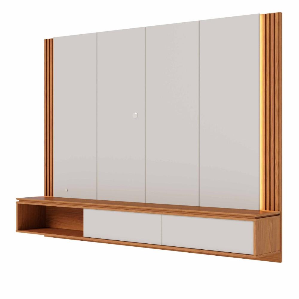 Home Suspenso Para TV 65 Polegadas Salem Off White Freijo