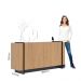 Jogo Bancada e Buffet Torrisdale Freijo Off White