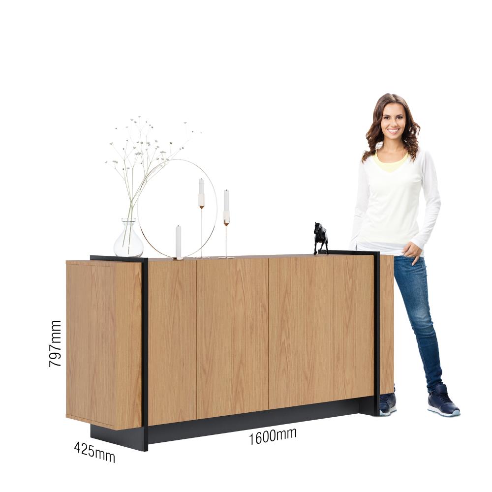 Jogo Bancada e Buffet Torrisdale Freijo Off White