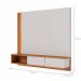 Jogo Home Suspenso e Bancada Longhaven Off White Freijo