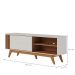 Jogo Home Suspenso e Bancada Longhaven Off White Freijo