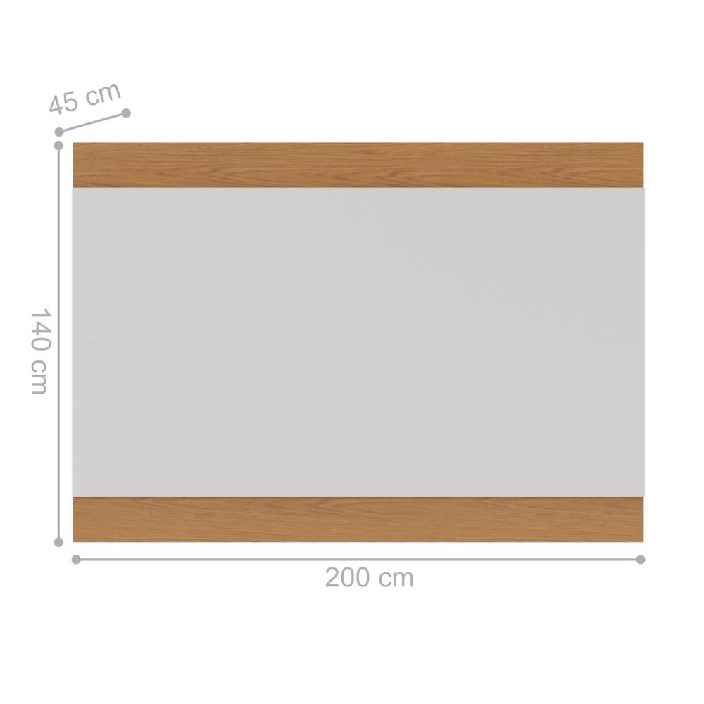 Jogo Painel e Bancada Cleveland Off White Freijo