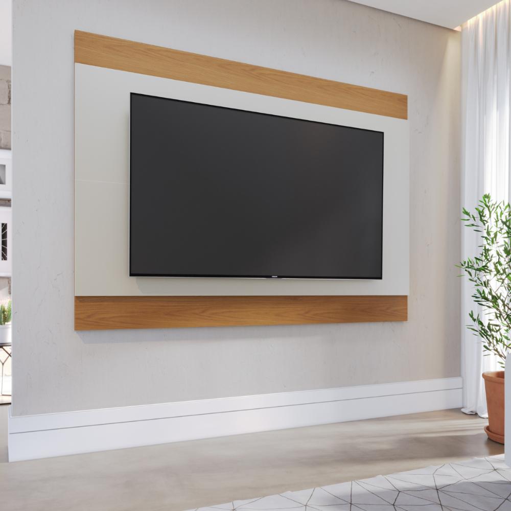 Jogo Painel e Bancada Cleveland Off White Freijo