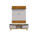 Jogo Painel e Rack Kalista Naturalle Off White